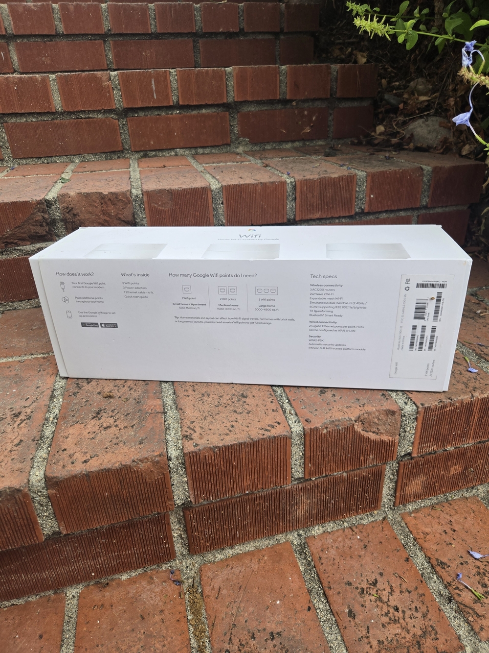 Google Home Wifi System Mesh Router - White (New Open Box) - Picture 2 of 3